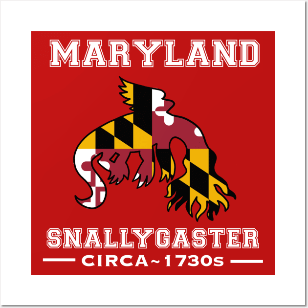 Maryland Cryptid Snallygaster Wall Art by SNK Kreatures